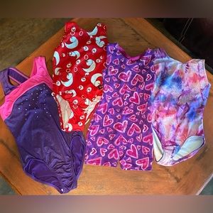Girls Gymnastics Leotard Bundle